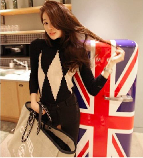 WT21453 Stylish Top Black