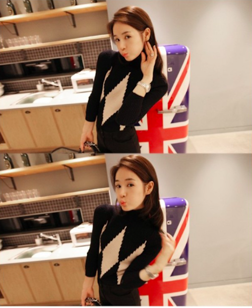 WT21453 Stylish Top Black