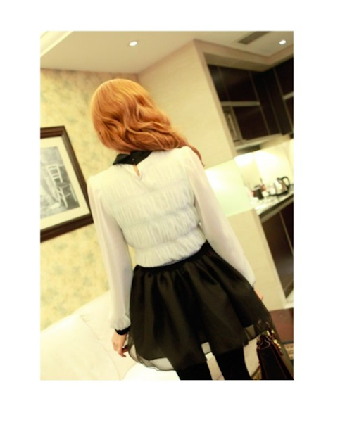 WT21458 Stylish Top White
