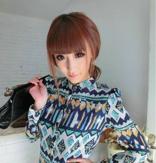 WT21459 Stylish Top Blue