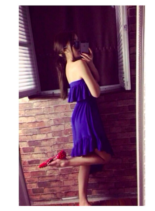 WD21476 Fashion Tube Dress Blue