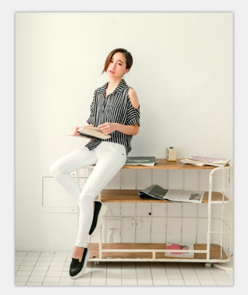 WT21479 Stylish Casual Top Black