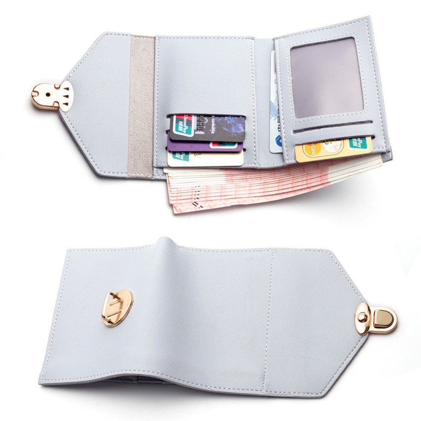 KW80335 Casual Women Purse Light Grey