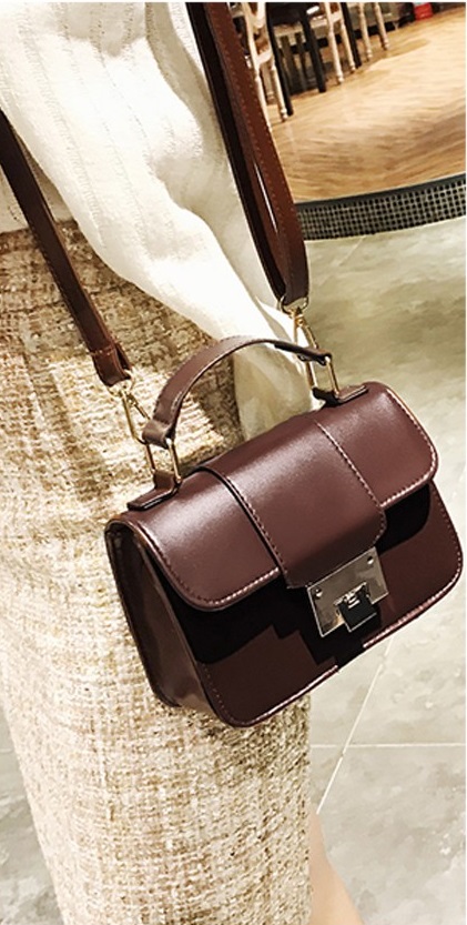 KW80337 Casual Sling Bag Dark Brown