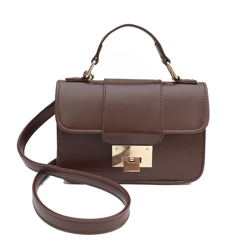 KW80337 Casual Sling Bag Dark Brown