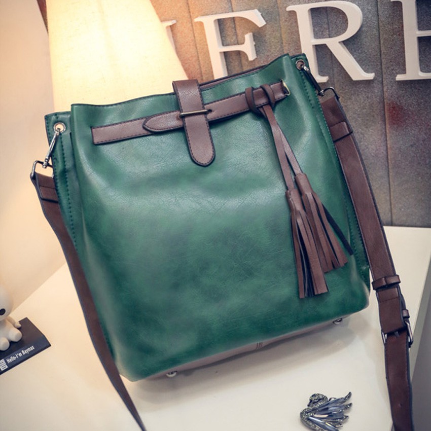 KW80342 Casual Vintage Handbag Green