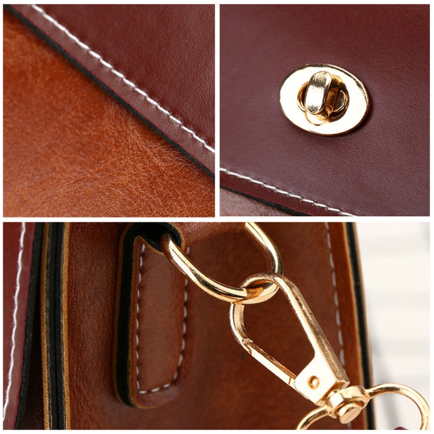 KW80350 Vintage Casual Sling Bag Light Brown