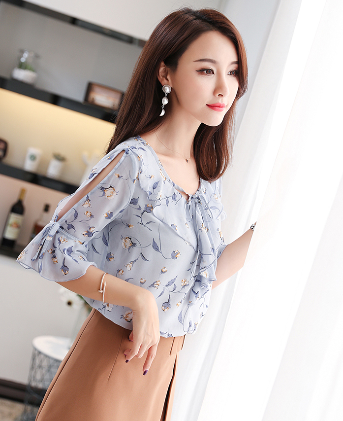 GW2227 Trendy Blouse Blue