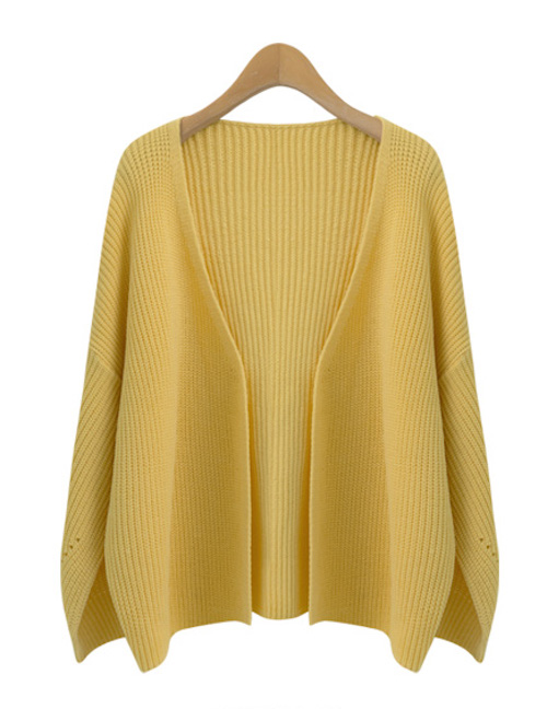 KB10107 Charming Cardigan Yellow