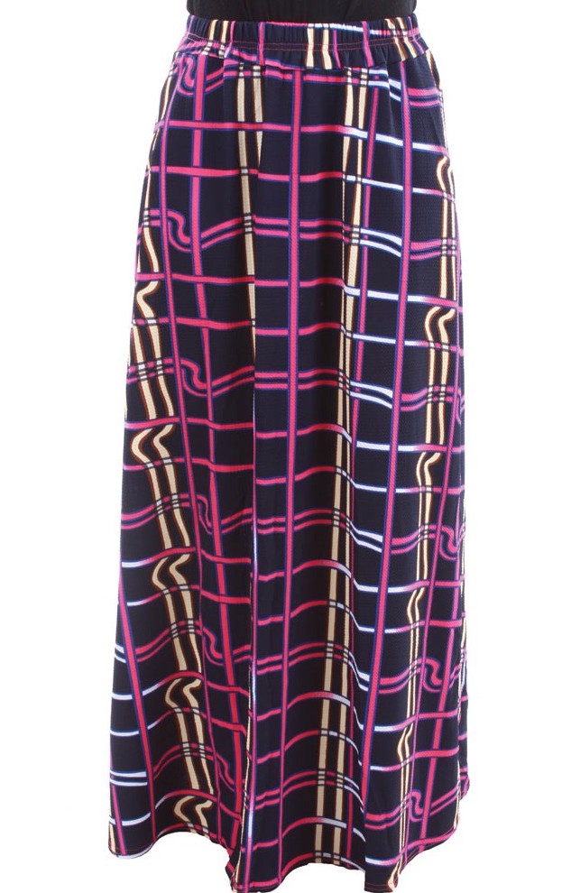 MH060 Trendy Long Skirt Pink