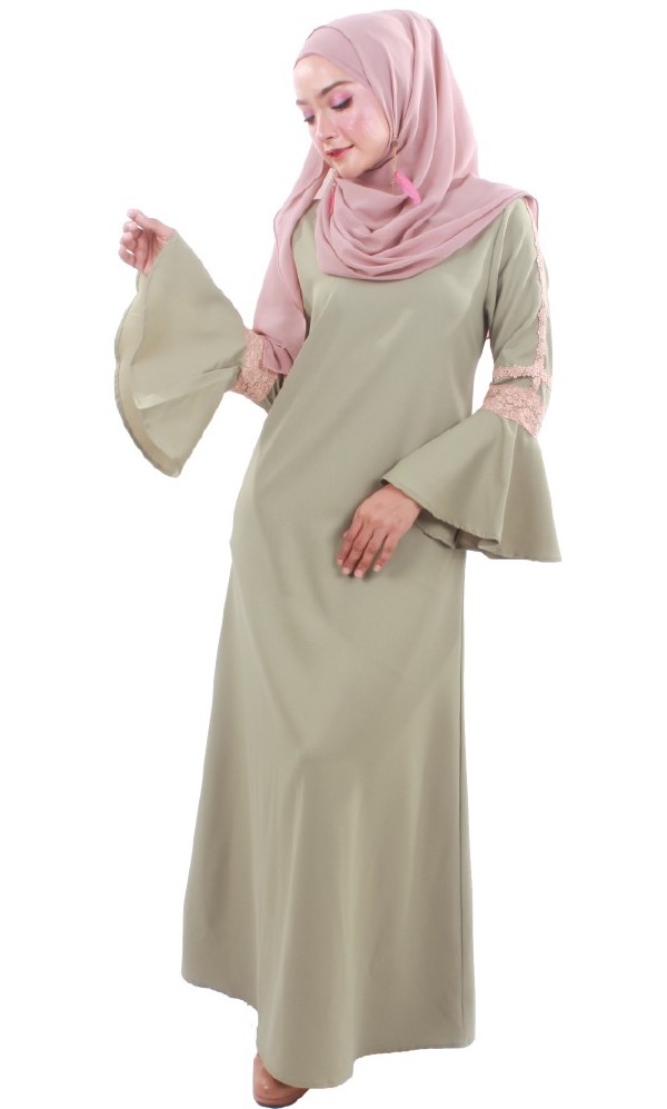 MH061 Fashion Jubah Green