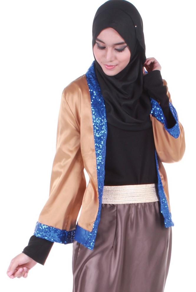 MH063 Stylish Cardigan Gold