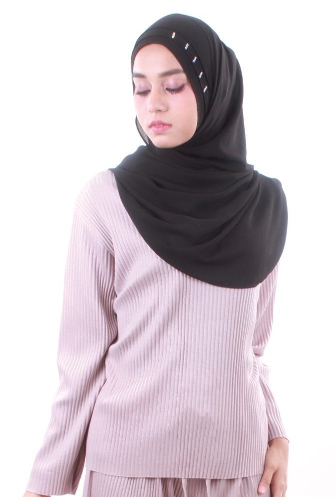 MH065 Charming Blouse Grey