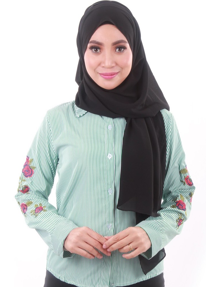MH124 Lovely Blouse Green