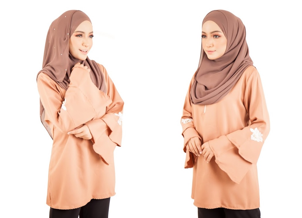 QA-399 Women Stylish Fashion Blouse Beige