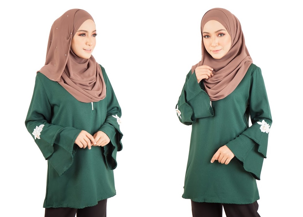 QA-399 Women Stylish Fashion Blouse Green