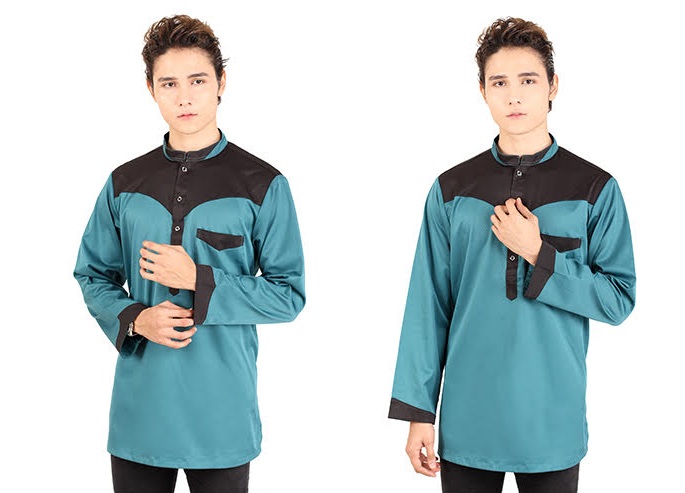 QA-408 Men Fashion Kurta Green