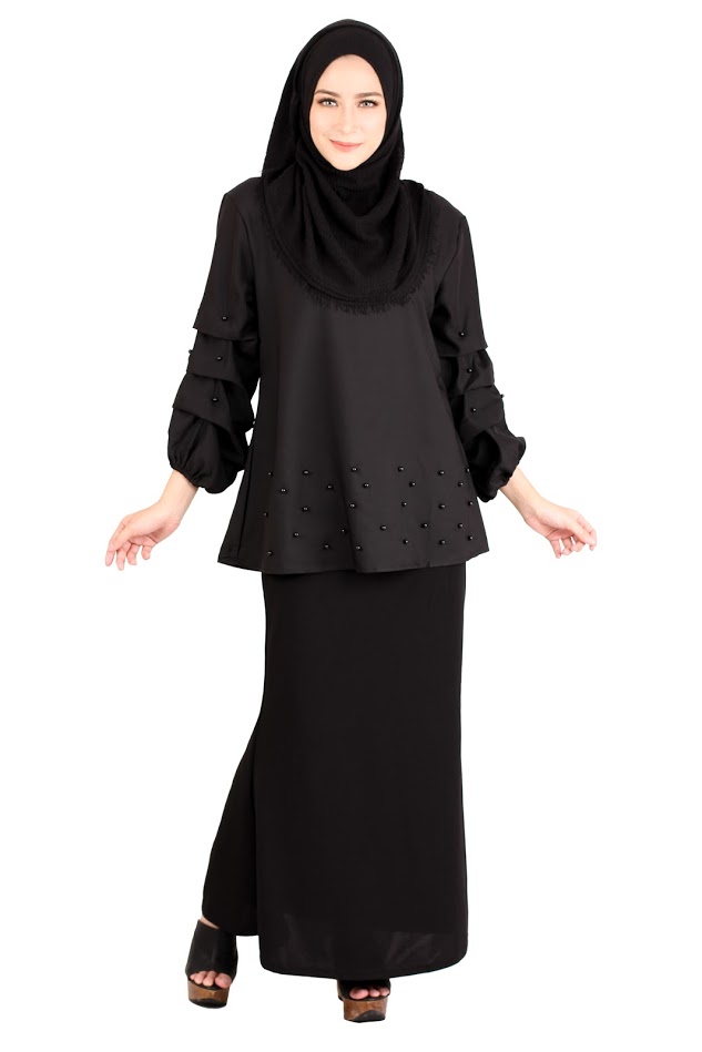 QA-415 Muslimah Fashion Blouse Black