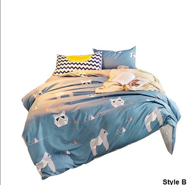 HL1003 Comfort 3 in 1 Queen Fitted Bedsheet Set B