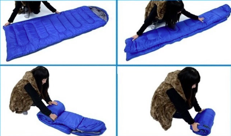 SA-102 Outdoor Waterproof Portable and Water Resistant Sleeping Bag Red