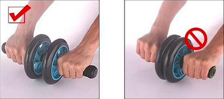 SA-103 Double Wheel ABS Roller AB ROLLER-Improved Stability Green