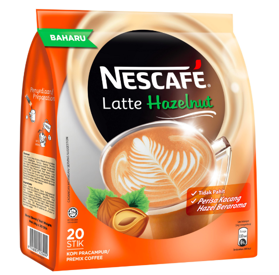 BF-108 NESCAFE Latte Hazelnut