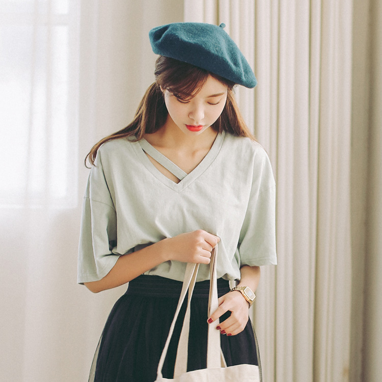 VW12268 Stylish Top Green