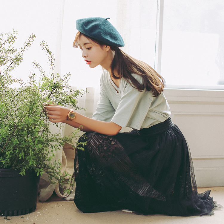 VW12268 Stylish Top Green