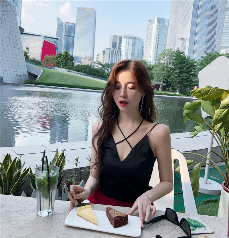 VW12270 Sexy Top Black