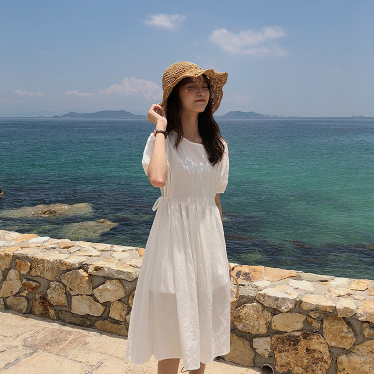 VW12274 Pretty Dress White