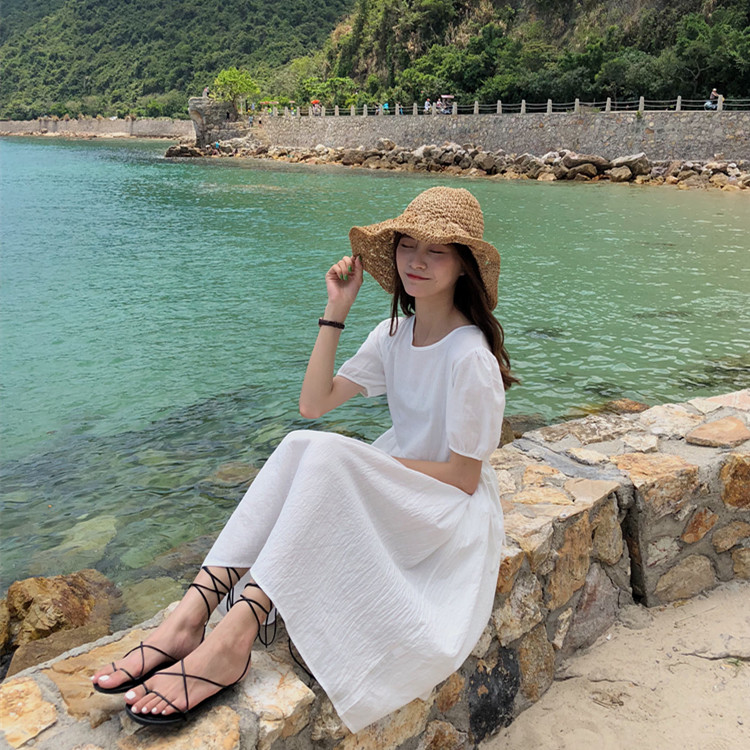 VW12274 Pretty Dress White