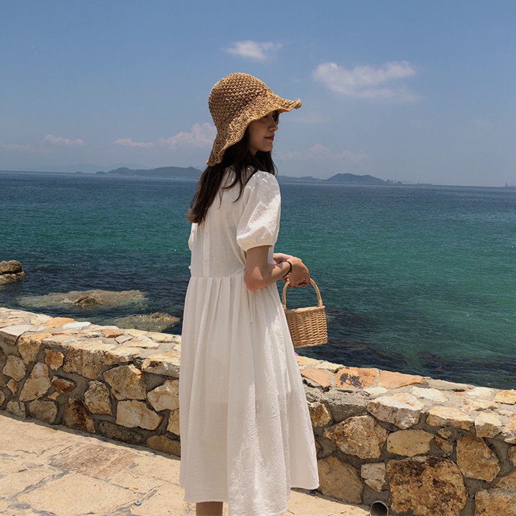 VW12274 Pretty Dress White