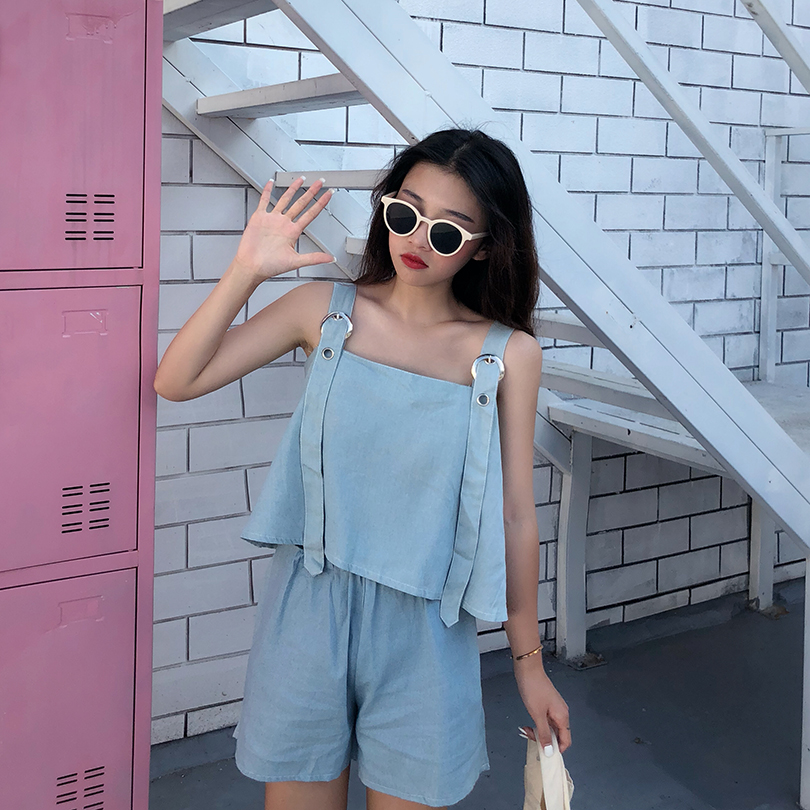 VW12275 Fashion Top and Pant Set Blue