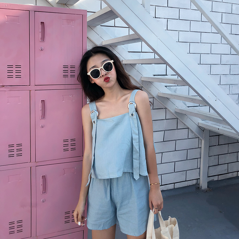 VW12275 Fashion Top and Pant Set Blue