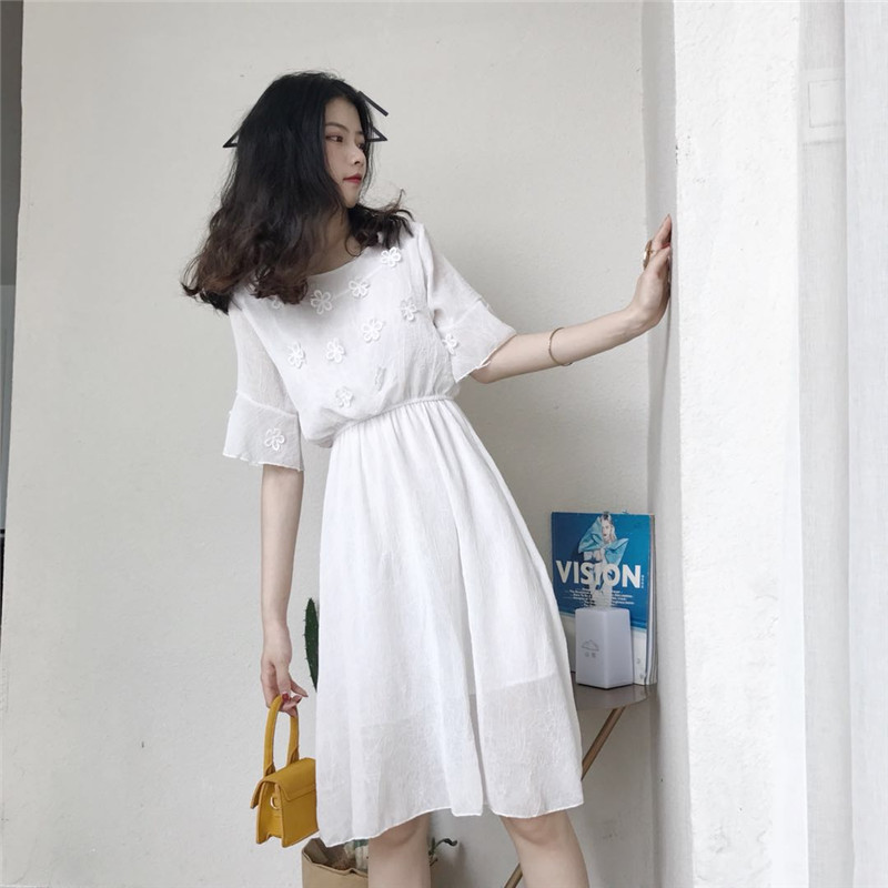 VW12277 Lovely Dress White