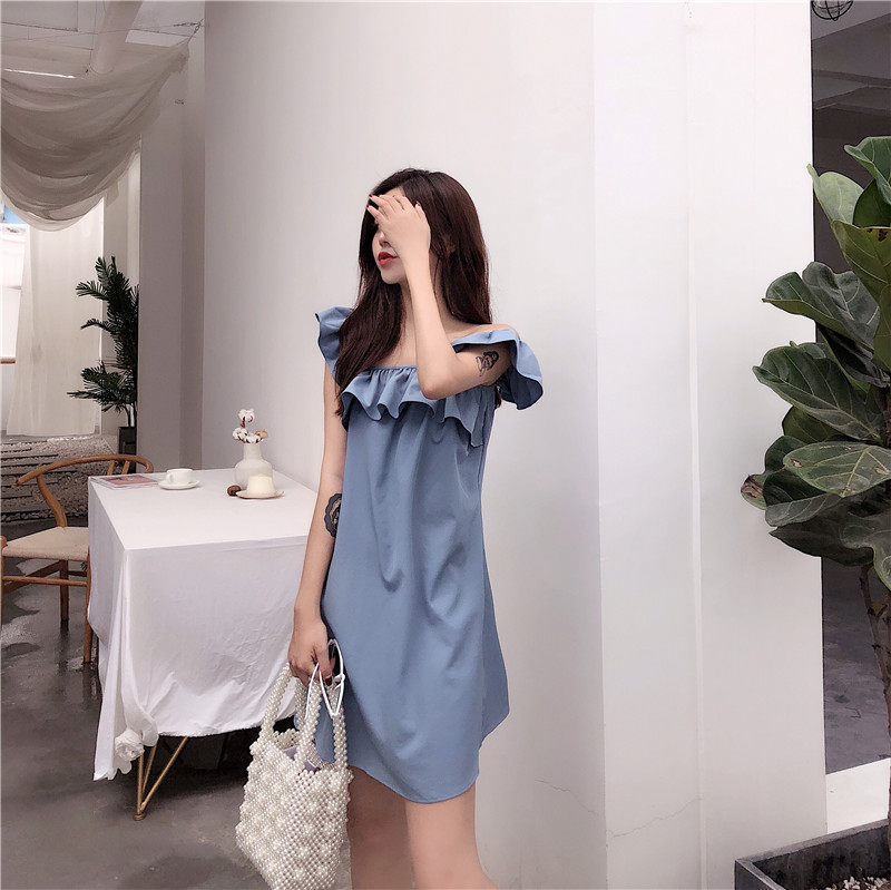 VW12280 Charming Dress Blue