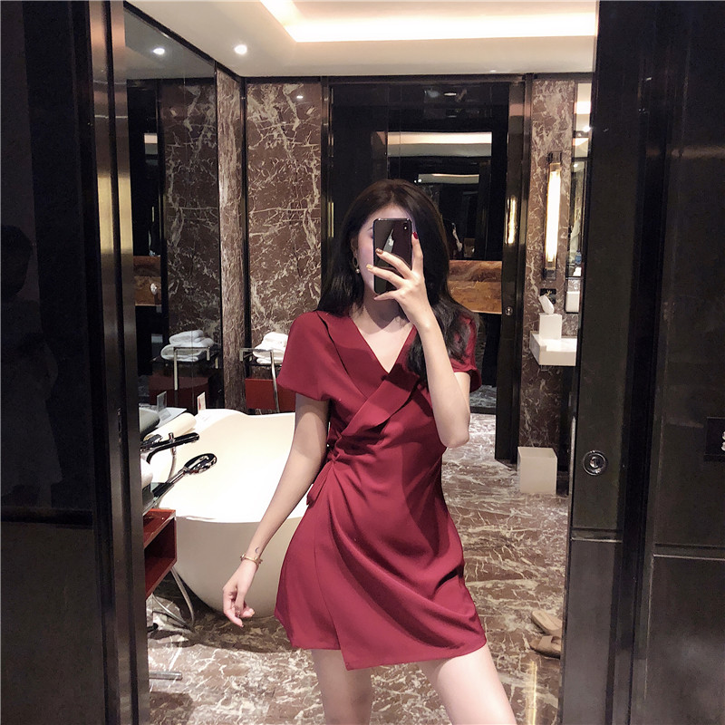 VW12283 Vintage Dress Red