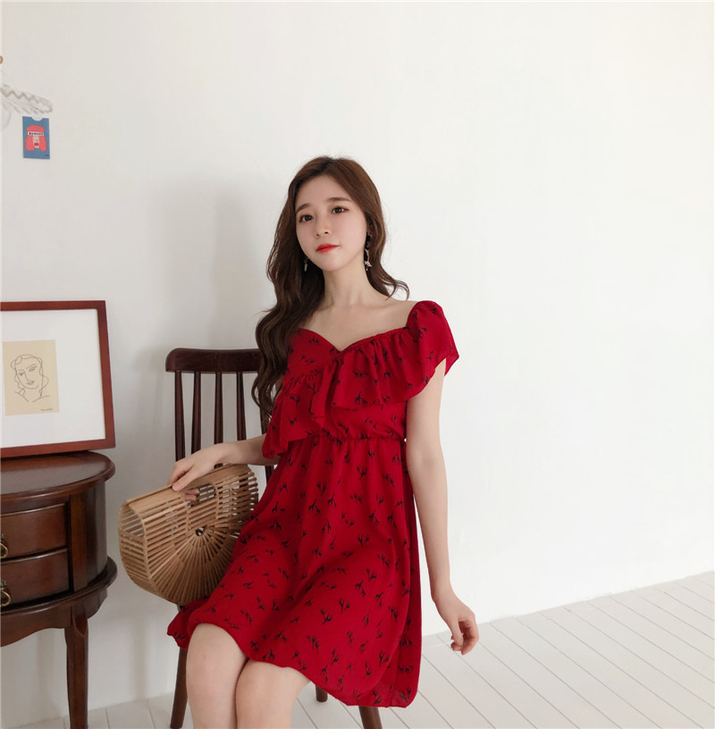 VW12285 Charming Dress Red