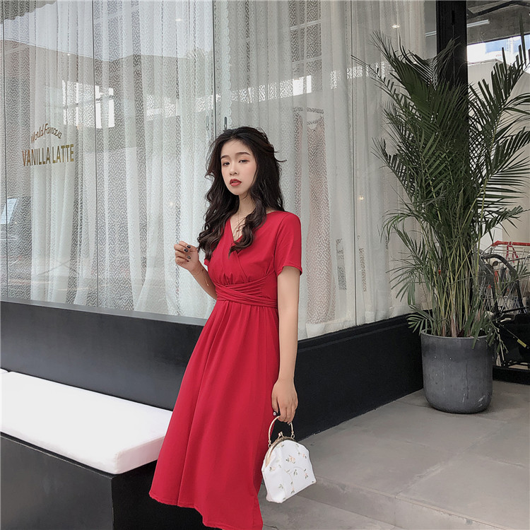 VW12286 Stylish Dress Red