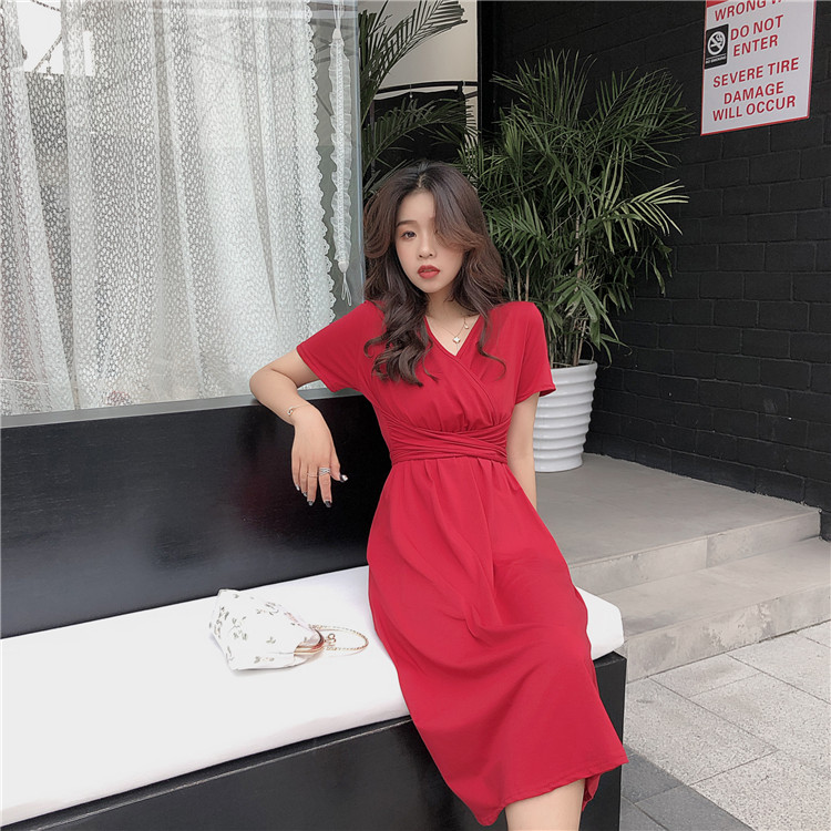 VW12286 Stylish Dress Red