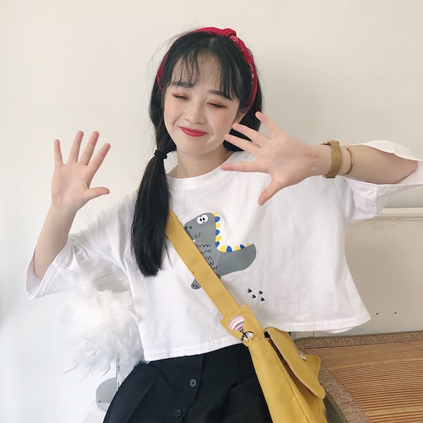 VW12292 Cute Top White