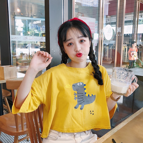 VW12292 Cute Top Yellow