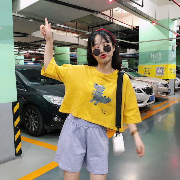 VW12292 Cute Top Yellow