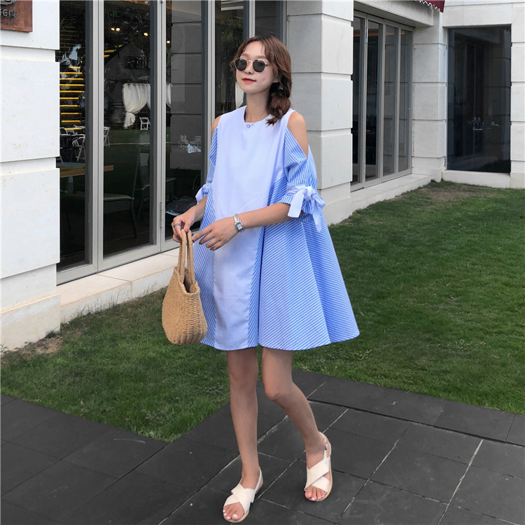 VW12297 Stylish Dress Blue