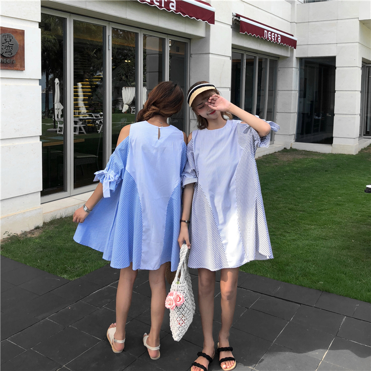 VW12297 Stylish Dress Blue