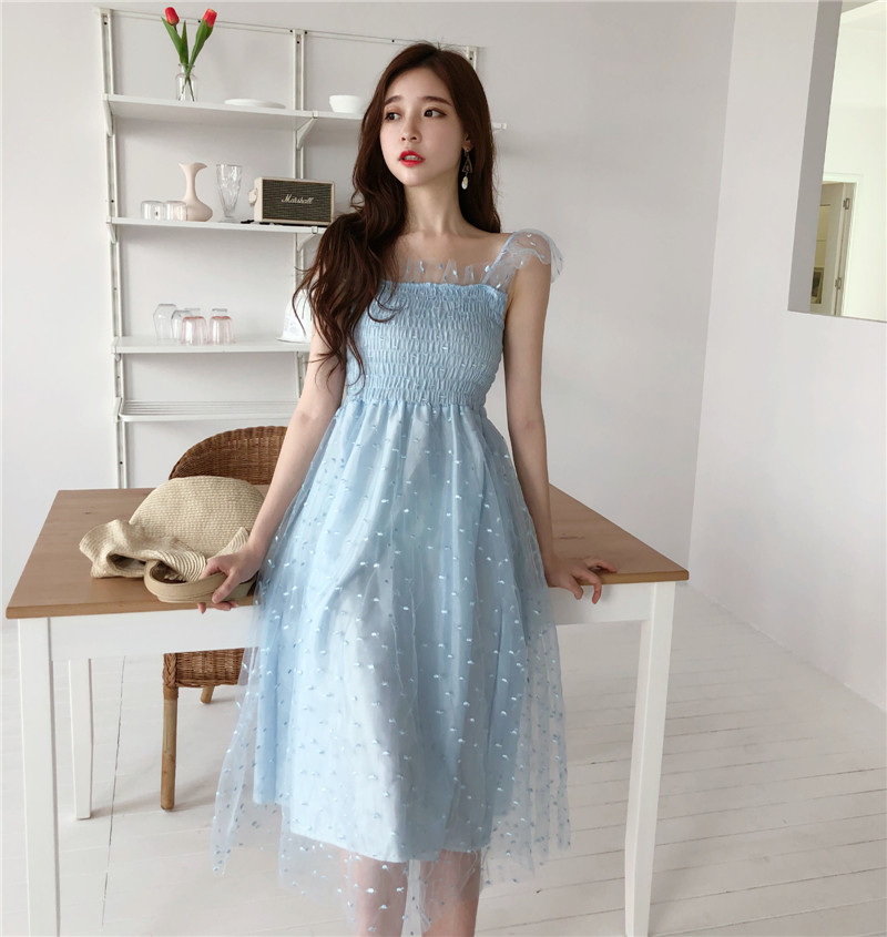 VW12301 Pretty Dress Blue