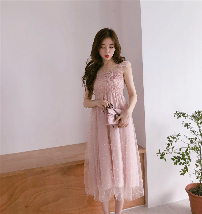 VW12301 Pretty Dress Pink