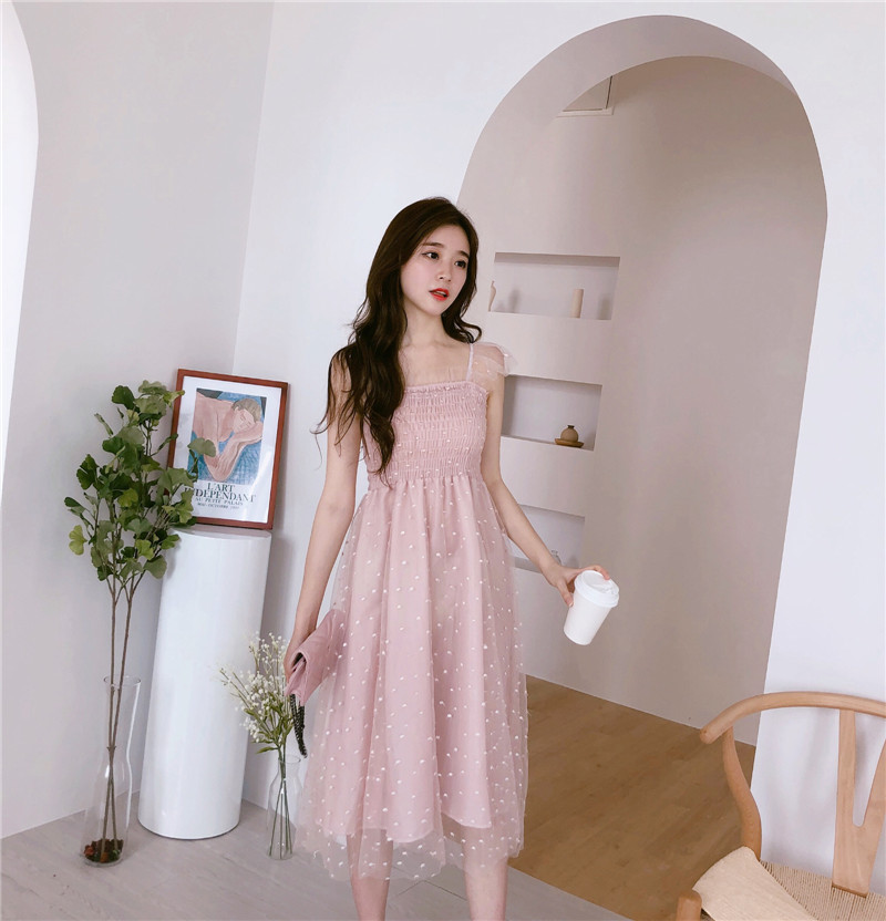 VW12301 Pretty Dress Pink