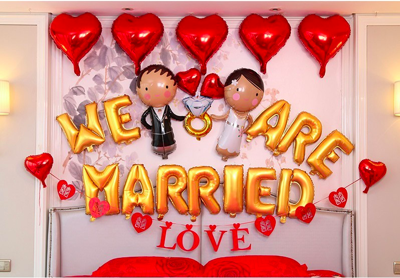 PB-304 We Are Married Wedding Ballon