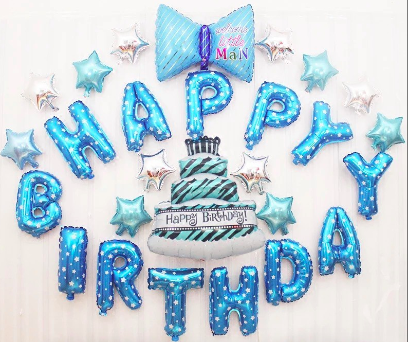 PB-307 Happy Birthday Balloon Set For HIM